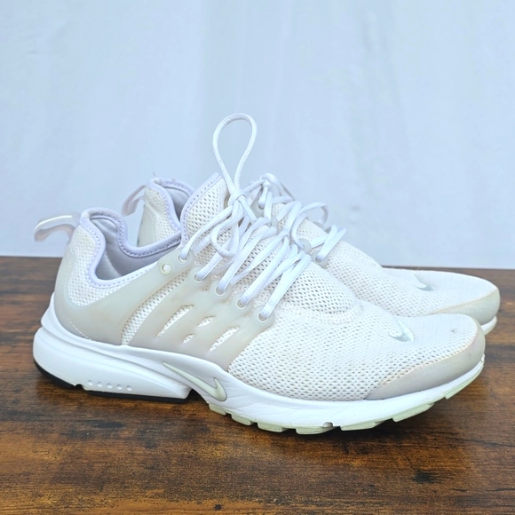 Nike Shoes - Womens NIKE AIR PRESTO White Mesh Tennis Shoes Sneakers Running Shoes Size 8